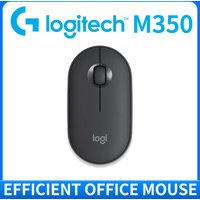 Logitech M350 Portable Silent Mouse - Thin Build, 90% Less Noise, 77g Light, USB Receiver, Windows macOS Fit