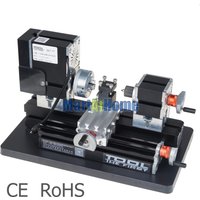 60W High Power Mini Metal Lathe Machine Tool B TZ20002MG Max. Workpiece 135*135mm 12000RPM for Modelmaking, School Education