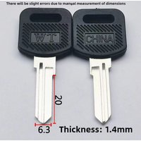 10PC Office Desk Key Embryo File Cabinet Office Drawer Single Side Toothed Key Embryo