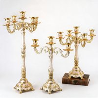 3/5-head European Retro Candlestick Wedding Hotel Western Restaurant Candlelight Dinner Exquisite Decoration
