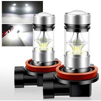 2PCS Canbus LED H8 H11 9005 HB3 9006 HB4 Fog Light Bulb PY24W H16 P13W Signal Turn DRL Parking Day Lights White Car Accessories