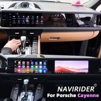 Autoradio Android à double écran tactile pour Porsche Cayenne 2010-2017, lecteur multimédia vidéo, autoradio stéréo, Carplay