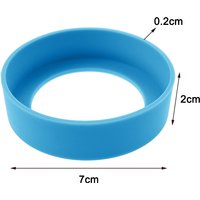 Silicone Water Cup Gasket Anti-wear And Scratch Sleeve Insulation Bottom Sleeve Anti Slip Protective Bottle Cover 7CM