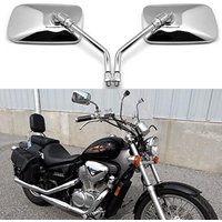 Zmodyfikowane motocyklowe kwadratowe lusterko wsteczne na kierownicę do Honda Shadow VT VT1100 VT750 VT600 VF750 Magna 750 ATV Scooter Parts
