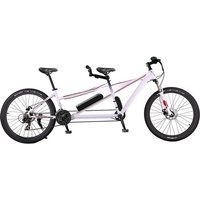 Electric series two-seat folding electric series bicycle