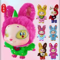 Agan Xxinye City Elf Series Blind Box Kawaii Rabbit Anime Figure Toy Colorful Vinyl Plush Surprise Bag Pendant Trendy Girl Gifts