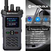MOTOLOLA 20W VHF UHF Dual Frequency Outdoor High Power Handheld Radio Waterproof Dustproof 50km Remote Wireless Emergency Alarm