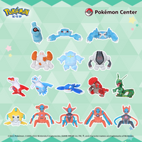 Official Pokemon Plush Toys Mini Series - Latias, Rayquaza, Jirachi, Deoxys Stuffed Animals | Cute Collectible Palm