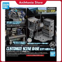 In Stock BANDAI 30 MINUTES MISSIONS CUSTOMIZE SCENE BASE(CITY AREA Ver.) Perfect for 1/144 Scale Kits Action Hobby Toy Assembly