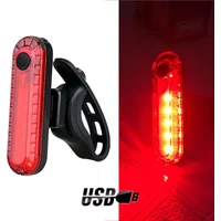 AliExpress NONE Fit On Bicycle Easy to Install for Cycling Safety Rear Bike Tail Light USB Rechargeable Red Ultra Bright Taillights