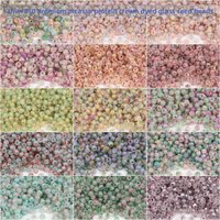 3Mm super excellent Picasso protein glass rice beads 8/0 imitation jade gradual change round beads DIY handmade beads