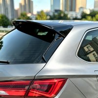 For Seat Leon MK3 5F8 ST Sportstourer TDI TSI Cupra FR 2013-2020 Rear Spoiler Car Trunk Roof Top Side Window Wing Bodykit Tuning