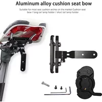 For Garmin Varia RCT715 Radar Tail Light Cushion Adapter Gopro Bicycle LED Lamp Taillight Bracket Bike Taillight Seat Holder