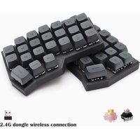 CORNE V4 2.4G Wireless MX Mechanical Keyboard Hot-swappable Split Ergonomic 46 key Layout Support VIAL Software Key Mapping