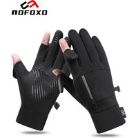 AliExpress nofoxo NOFOXO Winter Windproof Waterproof Warm Touch Screen Gloves Non-slip Cycling Men Women Gloves Driving Cycling Fishing Ski
