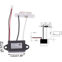 Air Purifier USB Ozone Generator Compact 5V Ionizer Deodorizer for Cubicle Apartment Travel Room Cleaning