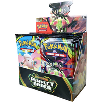 360PCS Pokemon TCG Mega Evolution Perfect Order Booster Box card English Rare Holographic Cards for Kids Fans Gift