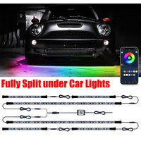 Dynamic Streamer Car Underglow Light Flexible Strip LED Underbody APP Auto Neon RGB Decorative Atmosphere Lamp