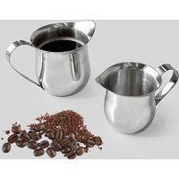 2/3/5/7oz Coffee Milk Frothing Pitcher Cup Steel Espresso Creamer Pitchers Ounce Measuring Cup With Pouring Spout Coffeeware
