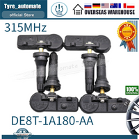 4PCS DE8T-1A180-AA 9L3Z1A189A 315MHz TPMS SENSOR TIRE PRESSURE MONITOR FOR 2012-2013 Ford Mustang Fusion Escape
