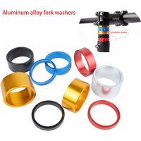4pcs 5/10/15/20mm a set Aluminum Alloy Headset Stem Spacer MTB 28.6mm Fork Washer Cap For Road Bike Cycling