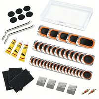 AliExpress NONE Durable Bicycle Tyre Repair Kit Vulcanizing Glue Patches for Mountain Road Bike Inner Tube Puncture Cycling Accessories