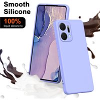 Liquid Silicone Case For Huawei Honor X7A Luxury Full Cover Camera Armor Shockproof Soft Phone Cover Honor X7 A Case