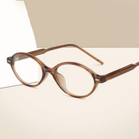 Fashionable Retro Mini round Frame Optical Glasses Frame with Board Pin Insertion for Myopia -0.5 -0.75 -1.0 -1.5 -2.0 To -6.0