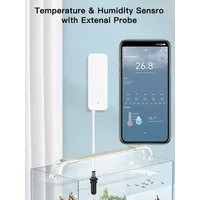 Tuya Zigbee WiFi Temperature Humidity Sensor With External Probe Sensor for Smart Home work with Yandex SmartLife Alexa
