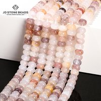 5*8mm Natural Violet Stone Abacus Beads Loose Rondelle Wheel Spacer Bead For Jewelry Making Diy Necklace Bracelet Accessory