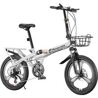 AliExpress smvp Cooya Children's Bicycle Folding Shock Absorber For Boys And Girls Aged 3-10 Bicycle For Children Single Speed Dual Disc Brake