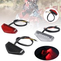 12V Universal Motorcycle Tail Rear Light Lamp Brake Stop Lights License Plate Light Motor Equipments Parts Accessory