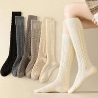 1/3/6 Pairs of Fashionable Women's Calf Socks for Spring and Autumn, Long Socks That Make You Look Slimmer, Soft and Comfortable, Jk School Style Slouch Socks, Y2K Style, High Elasticity, Home Socks,