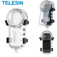 TELESIN Underwater Invisible Waterproof Case For Insta360 X4 50M Diving Shell Housing Cover For Insta360 Accessories