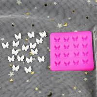 Ultra-Light Clay Handmade Chocolate Silicone Mold Charm Pendant Silcone Moulds Butterfly Shape Epoxy Resin Molds Kitchen Tool