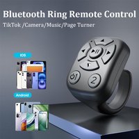 Wireless Scrolling Ring for TikTok - Bluetooth Remote Control for iPhone, iPad & Android, Fingertip Bluetooth Controller