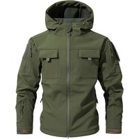 2025 New Military Shark Skin Soft Shell Jackets Men Tactical Windproof Waterproof Army Combat Jackets Mens Hooded Bomber Coats