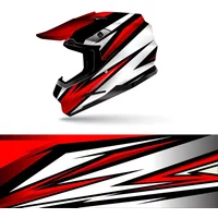 Abstract Full Helmet Wrap Sticker Motorcycle Helmet Decal Decorative Racing Graphic Decal Vinyl Wrap Helmet Decorative Sticker