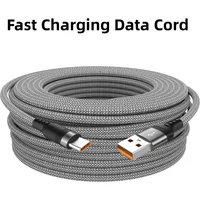 6A Cable Super- Charging Cable USB Type C For Huawei USB C Extended 1m 2m 3m 5m 8-Meter Cable For Xiaomi Vivo Leeco OnePlus Oppo
