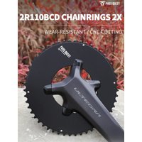 AliExpress PASS QUEST 12 Speed For Shimano 105 R7100 46-33T ULTEGRA R8100 Dura-ace R9200 CRANK 54-40T DUAL DISC Double Chainrings 110bcd