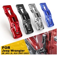 Door Hinge Step Heavy Duty Aluminum Footboard Foldable Car Folding Stepping Ladder for Jeep Wrangler JK JKU JL JLU 2007-2021