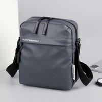 Simple Casual Mini Crossbody Bag Casual Men's Small Shoulder Bag For Men PU Leather Messenger Phone Pouch Husband Side Sling Bag