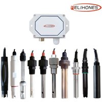 RS485 water sensors transmitters Turbidity Chlorine Dissolved Oxygen Conductivity pH Redox Ion 4-20mA 0-5V high temperature