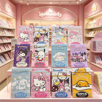 #Full-set 92Pcs Sanrio Kuromi Hello Kitty My Melody Shining Collectible LOMO Card Game Trading Card Toy For Girl's Birthday Gift