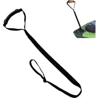 150cm Adjustable Kayak Stand Up Assist Strap Sturdy Kayak Canoe Drag Strap with Strong Handle for Outdoor Surfing