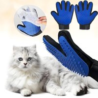 Pet Grooming Gloves Pet Bath Brush Dog TPR Material Hair Remove Pet Cleaning & Grooming Products Cat Hair Cleaning