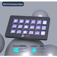 AJAZZ AKP153 Desktop Helper 15 Keys Macro Keyboard Multifunctional Console Panel Desktop Assistente Customized Mini Keyboards