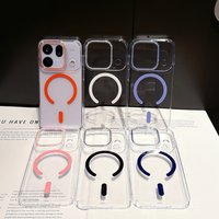 Luxury Clear For Magsafe Magnetic Case For OPPO Find X8 X9 Pro X8SPlus X9Ultra X9SPro Wireless Charge Shockproof Hard Back Cover