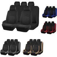 AUTO PLUS Universal Car Seat Covers Fit For Most Car Suv Truck Vans With Hexagonal Embroidery Car Accessories Interior