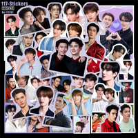 40PCS Thai Actor CP TeeTeePor PavelPooh TheeWave Sticker Pack Fans Gift for Laptop Scrapbook Water Bottle Decor